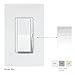 Lutron Diva LED+ Dimmer Light Switch for Dimmable LED, Halogen, and Incandescent Bulbs, 150 Watt, Single-Pole or 3-Way, DVCL-153P-WH, White