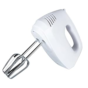 Status Nashville 5 Speed Hand Mixer, Electric Hand Held Mixer, White, 150W, 1.3 Metre Cable, NASHVILLE1PKB4