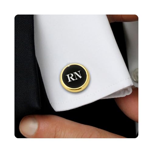 Mancuernillas de oro para hombres miniatura 1