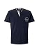 Produktbild TOM TAILOR Herren 1026066 Colorful T-Shirt, 27408-Sailor Blue NEP Inject Melangé, L