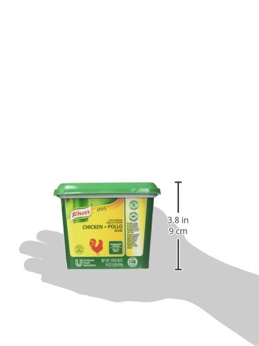 Miniatura 3 de Knorr Professional 095 Base de caldo de pollo baja en sodio, sin gluten, sin MSG añadido, 0.00 oz de grasa trans, 1 libra, paquete de 12
