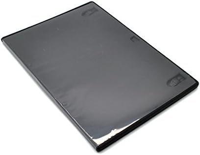 Maxtek 100 Pack Standard 14mm Black Signle Disc DVD Cases with Outer Clear Sleeve, Machine Pack Grade, 100% New Plastic Material! image 4