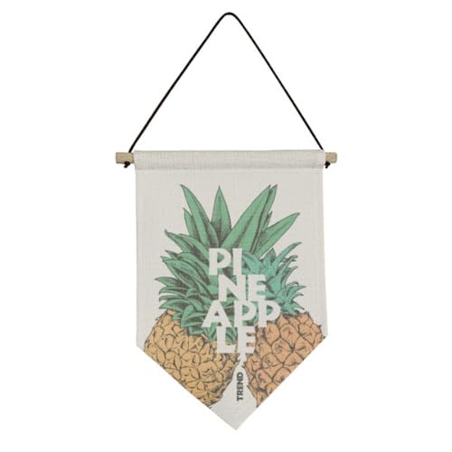 Drapeau en toile à suspendre PineFruit Trend pour déco de couple tropical