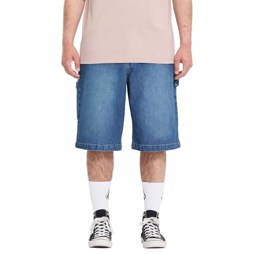 Volcom Kraftsman II short en jean homme coupe longue décontractée