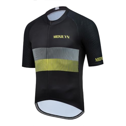 Maillot cyclisme homme avec 4 poches MOXILYN pour vélo VTT