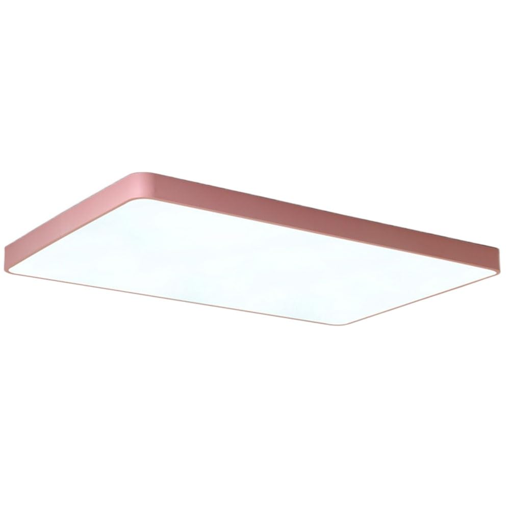 Prostokątna lampa sufitowa makaronik wpuszczana lampa sufitowa LED o zmiennej intensywności nowoczesna ultra cienka oprawa niskoprofilowa z pilotem nowoczesny minimalistyczny salon do nauki