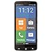 SAIET - Cellulare Smart Senior STS550 Per Anziani 4G e Bluetooth - con Tasti e Lettere Grandi - Custodia Protettiva Inclusa - Smartphone con Whatsapp e SOS