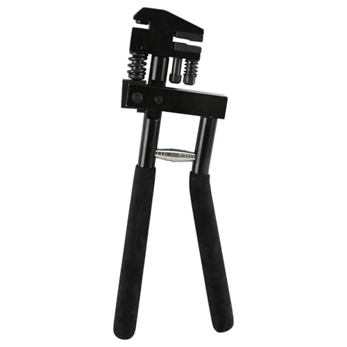 FreeTec 2 in 1 Ø5 mm Absetzzange Karosserie 290mm Loch und Absetzzange Karosserie Abkantzange Lochzange Blech Blechzange Blechlocher Falzzange zum Lochen und Falzen für Auto Reparatur