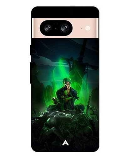 Image of Premium Anime 1 Case for Pixel 8 (Glossy Finish) Soft-Touch Metal TPU Back Cover, Shockproof, Designer, Aesthetic Mobile Phone Case