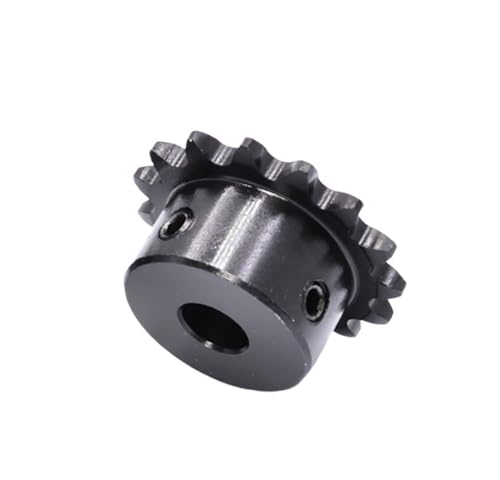 Bevel Gear Pinion Hardware Mechanical 1pcs 10-20 Tooth 04C Chain Gear Steel 8mm Bore Industrial Sprocket Wheel Motor Chain Drive Sprocket(15 Teeth)