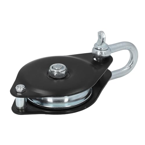GTHTUHFD 0.5T Load Lifting Pulley Block - Steel Alloy Hoist For Industrial & Construct Use | Efficient Load Ment System