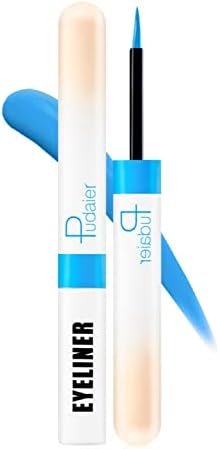 Colour Liquid Eyeliner Smudge-Proof Waterproof Durable And Quick-Drying Eye Makeup Artistic Party Festive Makeup Tool - 20ml (baby blue)