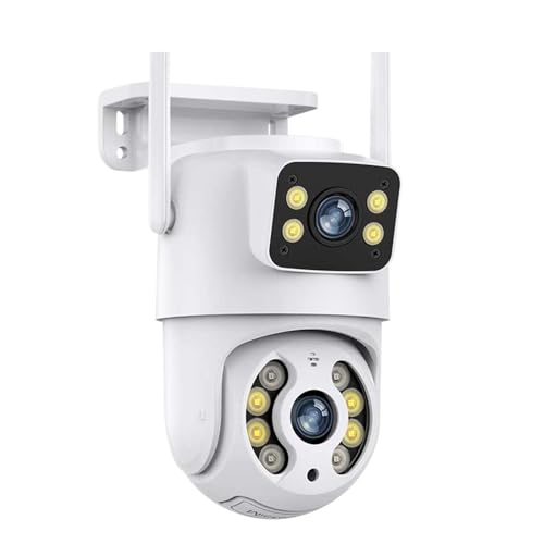 Cámara de seguridad exterior CCTV con doble lente WiFi y detección inteligente IA 2