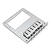 2023 Replacement Chrome 6 String Fixed Hardtail Guitar Bridge Accessory for Telecaster Guitar