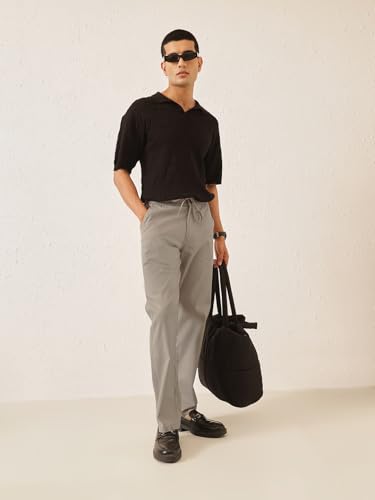 Image of Majestic Man Men's Premium Linen Blend Pants | Lightweight Fabric | Elastic Waist with Drawstring | Regular Fit | Side, Back Pockets | Perfect for Casual, Holidays & Travel