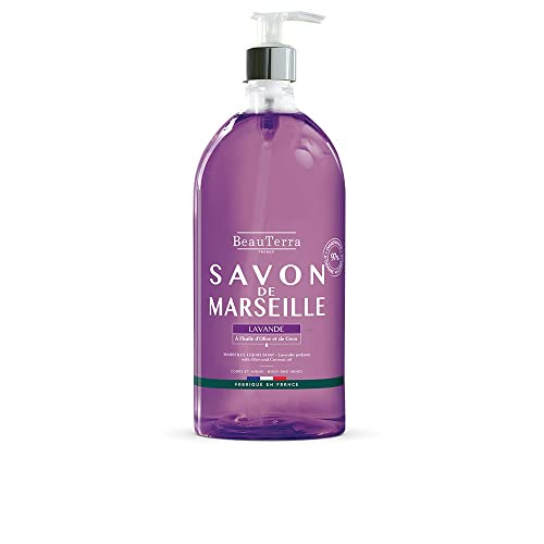 Savon liquide Beauterra Marseille Mains Universel Lavande 1 L