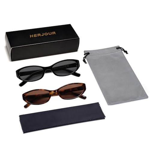 Image of Retro Oval Sunglasses Womens Mens Y2k Trendy Cateye Shades AR82299 | Narrow Round Cute Sunnies,90s 2000s Cool Skinny Frame