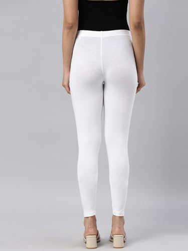Image of GO COLORS Women Slim Cotton Leggings