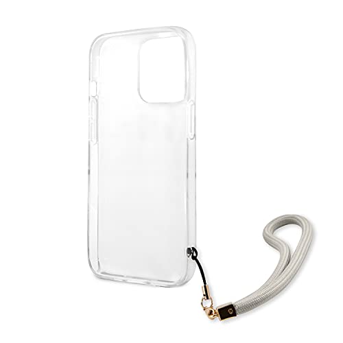 Cg Mobile Guess Phone Case For Iphone 13 Pro In Gray Marble Design With Nylon Strap, Anti-Scratch, Comfortable & Durable Hard Case With Accessible Ports, Shock Absorption & Signature Logo #TOP6