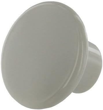 Amerock BP802-PW Plain White Plastic Cabinet Knob - 1-1/4" Diameter - 25 Pack