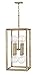 Hinkley 3108SL Tinsley - Eight Light Entry Foyer, Silver Leaf Finish