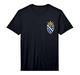 Bosnia and Herzegovina Flag Emblem with Crown, Bosnia Performance T-Shirt