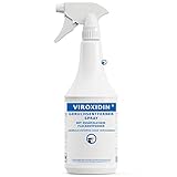 VIROXIDIN Universal Geruchsentferner & Fleckenentferner Spray 1l - Extrem Starke Wirkung bei Hunde & Katzenurin, Tiergeruch, KOT, Erbrochenes, Schweiß, Speichel - Flecken & Geruchsneutralisierer