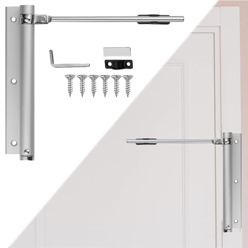 Image of Spring Door Closer for Home,Adjustable Automatic Door Closers for Light Weight Door,Automatic Door Closure,Use to Wooden Door,Metal Door,Security Door