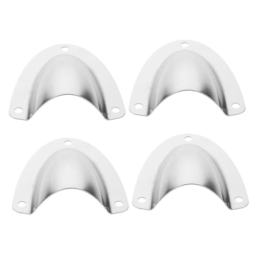 VANZACK 4pcs Stainless Steel Marine Vent Cover Boat Yacht Cable Cover Airflow Vent for Boats Ventilation Grille for Yacht Cap