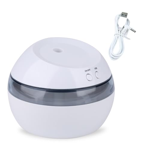 USB 静音加湿器自動シャットオフデスク自宅寝室用 300 ミリリットル容量ミストメーカーディフューザーミニチュアオイル加湿器（Amazon）