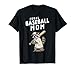 Retro Raccoon Feral Baseball Mom Trash Panda Sport Lover T-Shirt