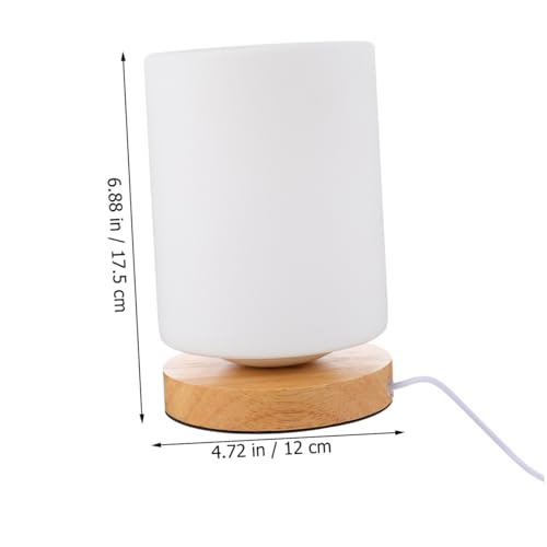 Lámpara de Mesa Wakauto LED Ajustable con Base de Madera miniatura 2