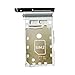 UPONEW for Samsung Galaxy S24 Fe 5G 2024 Card Tray SD Sim Card Holder Container Replacement Part (Black)