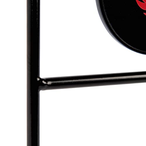 Allen Company Ruger® 10/22® Steel Shooting Spinner Targets, 3/16" Thick Targets & Folding Stand, Black/Red #TOP6