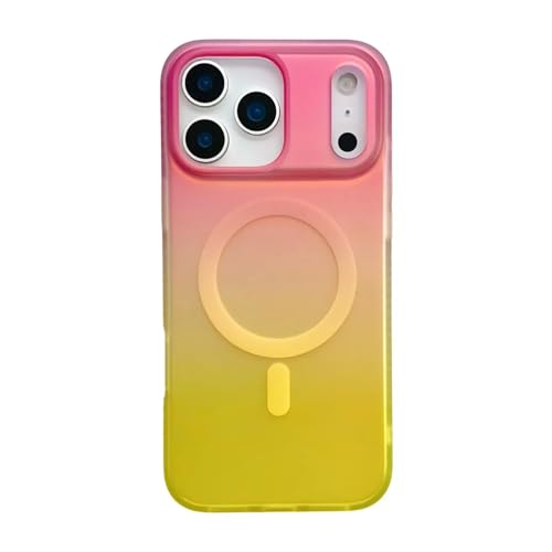 Étui à cordon dégradé laser iPhone 16 Plus anti-chute avec coque souple colorée