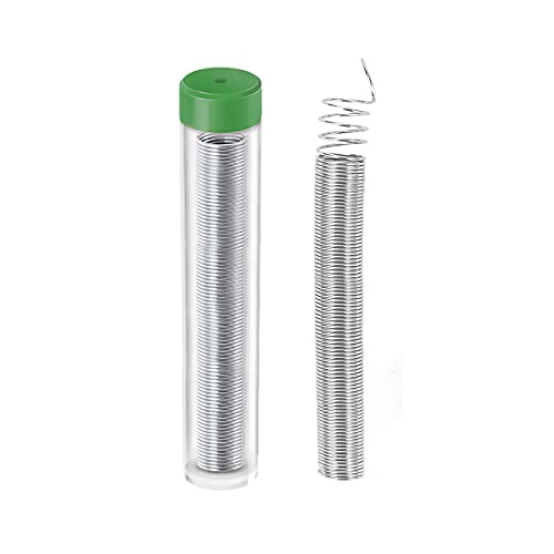 Rosin core solder-solder wire 63-37 solder flux, electronic solder, diameter 1MM, net weight 20G, portable storage tube, suitable for electronics, circuit boards, ICs, etc. DIY(Rosin core solder)