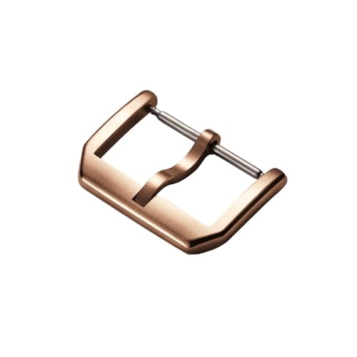 Fermoir noir rose en acier inoxydable 316L boucle 18mm 20mm 22mm pour sangle
