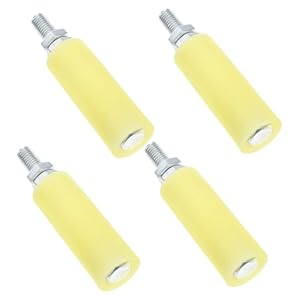 EXCEART 4 Stück Riemenscheibe Türrad