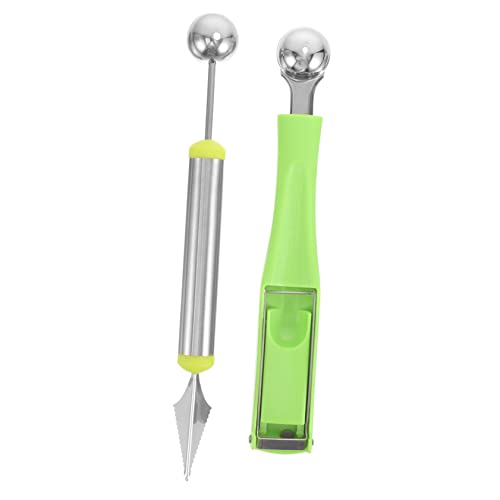 OFFSCH Multi Function Watermelon Scoopers Melon Ball Scoop and Carving Tool for Fruit Cutting and Carving for Summer Parties and Kitchen Use