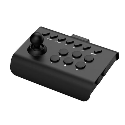 Generico Controller universale Arcade Game Stick Joystick per Switch PS4 PS3 Ultimate Pandora Box PC, per Android IOS Mobile Phone (nero)