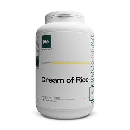 Crème de riz Vanille - 1,70 kg - Sans Gluten - Sans OGM - Source d'énergie | Nutrielement by Nutrimuscle