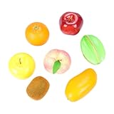 Photo Gallery gralara 7 pezzi di frutta artificiale, decorazioni per fotografia, ornamenti, esposizione di frutta artificiale per il piano di lavoro della cucina Photo Gallery gralara 7 pezzi di frutta artificiale, decorazioni per fotografia, ornamenti, esposizione di frutta artificiale per il piano di lavoro della cucina