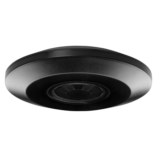 Plafond infrarouge détecteur de mouvements 360°-slim 24 mm-compatible lED-ronde - 1W 1200W - 230 v