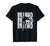 Pool-Billard-Liebhaber mit Wort-Design. T-Shirt