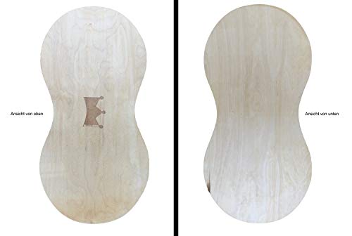 Tabla de equilibrio para interior Extreme Set Balance Board Surf, 100 mm (Korkrolle)