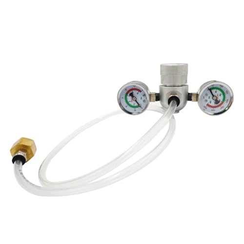 Aluminum Pressure Regulator Valves for Whipped Cream M11 Thread Regulating Valves with Adapter & Hose Line