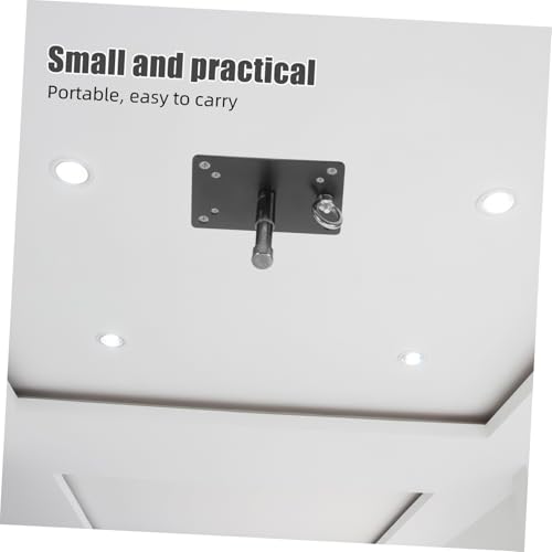 Image of HOMSFOU Heavy Duty Ceiling Mount Plate for Photography Light Support Bracket for Softboxes and Video Lighting Equipment Space-Saving Design for Studios and Home Use