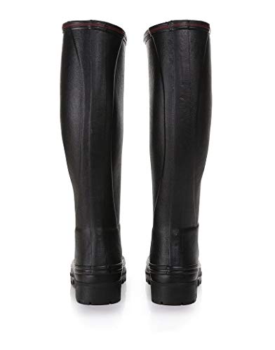 Le Chameau Giverny Jersey Lined Wellington Boots EUR 38 Noir