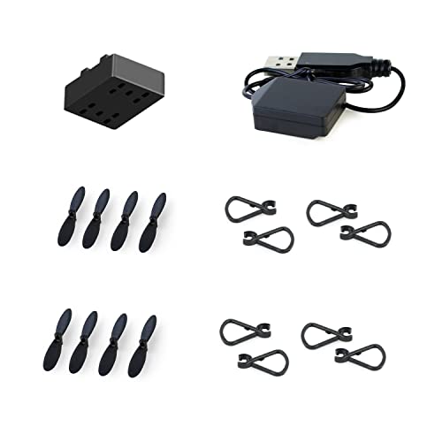 4DRC V2 Mini Drone1 Batteria, Cavo USB, 2 Set di