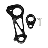 Bike Rear Derailleur Hanger Thru Axle Type CNC Aluminum Alloy Compatible for Colnago Bicycle Frame Protection Stabilizing Component Black 69x31x15mm Easy Installation